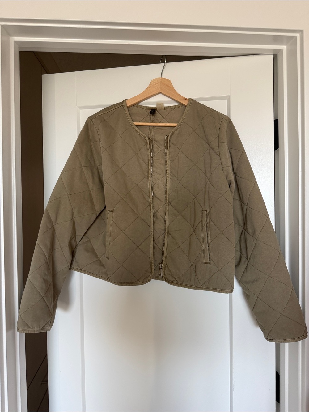 Quilted Olive Women's Jacket